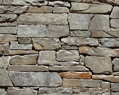 American Granite Ashlar stone wall