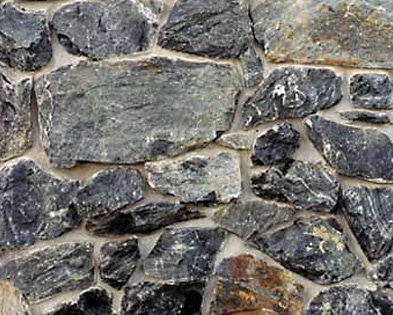 Aqua Blue Boulders NTV stone wall
