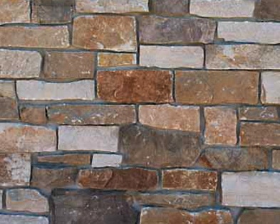 Cambrian Ashlar blend stone wall