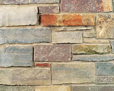 Chilton custom country blend stone wall