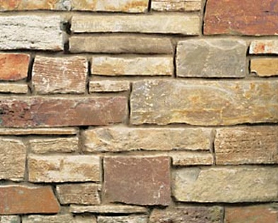Chilton rustic stone wall