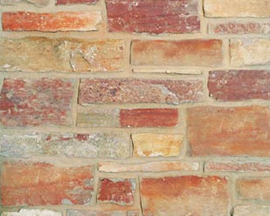 Chilton Sedona Rustic weathered stone wall