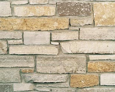 Fond du lac custom country blend stone wall