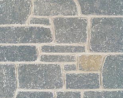 Frontier Gray Tumbled NTV stone wall