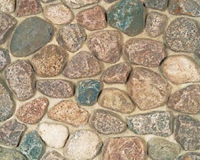 Granite Cobble stone wall