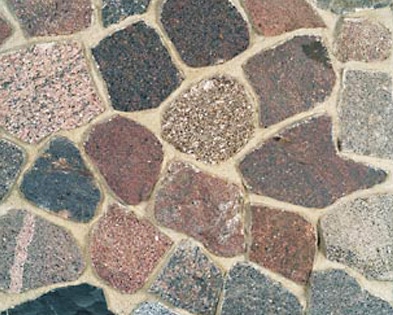 Handsplit Granite Fieldstone NTV stone wall