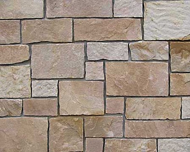 Highland Brown Palace Blend stone wall