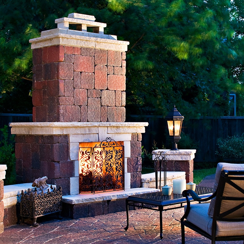 Outdoor Fireplaces Firepits Stone Center Of Indiana