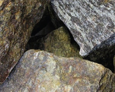 Summit Granite stone wall