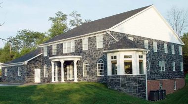 Aqua Grantique Sawn Heights Stone Home