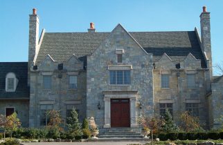 Buff Gray Castlerock Building